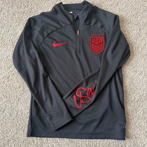 Nike Black and Red USA Soccer Jacket